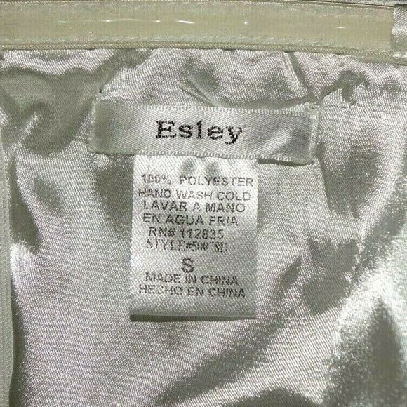 Esley White Bubble Dress Size S Party Dance - Picture 8 of 8